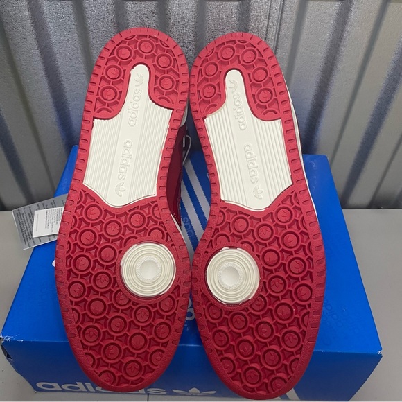 Adidas Forum Hi 84 Red Patent GY6973 Men’s Shoes NEW - Picture 5 of 5